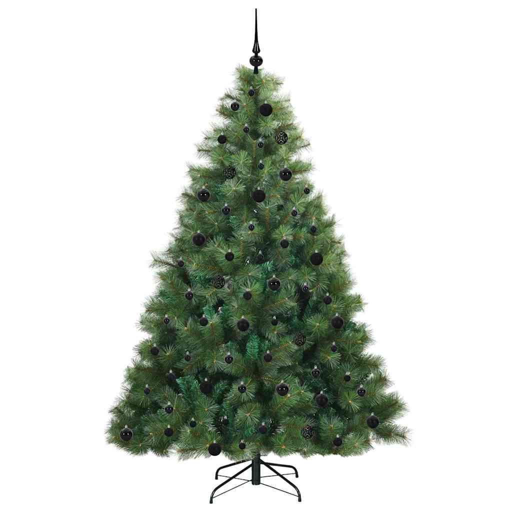 Dirbtinė Kalėdų eglutė su 300 LED Žalia 210 cm PE ir PVC