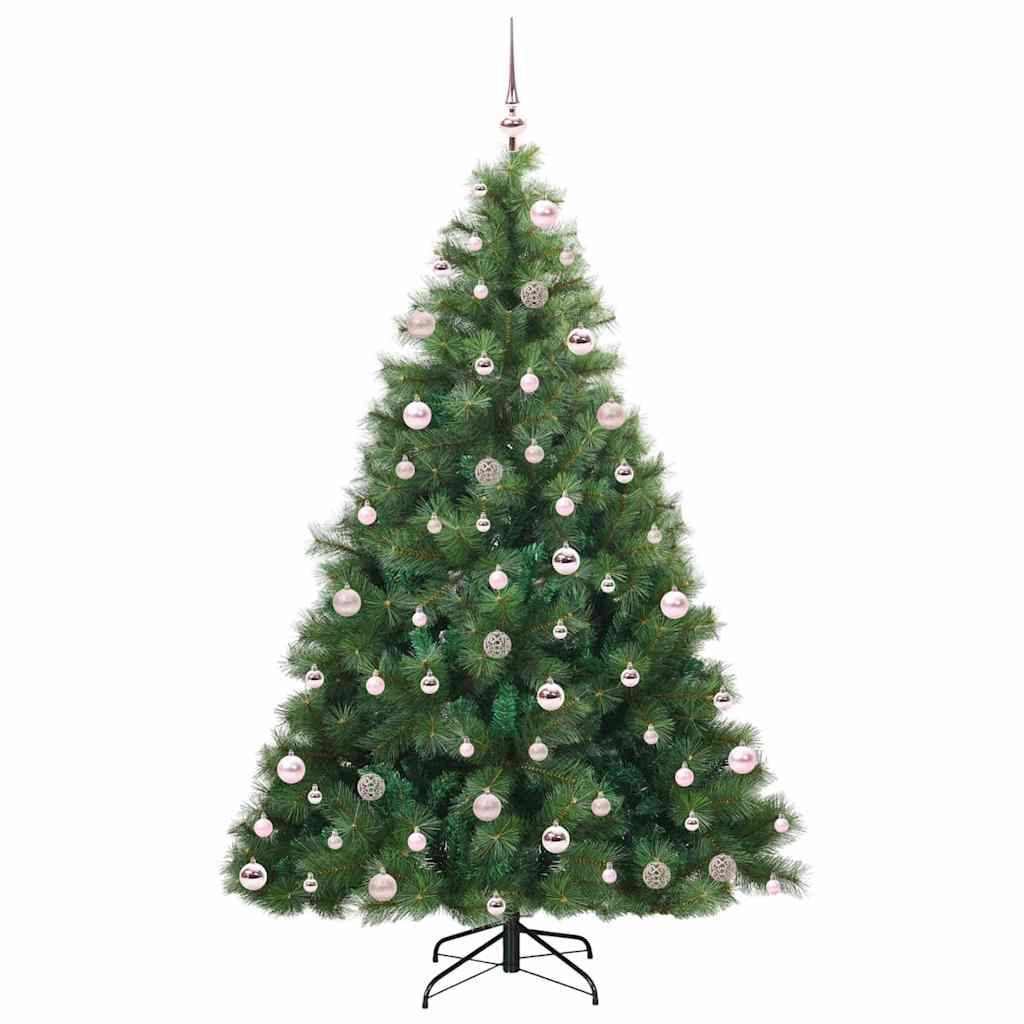 Dirbtinė Kalėdų eglutė su 300 LED Žalia 210 cm PE ir PVC