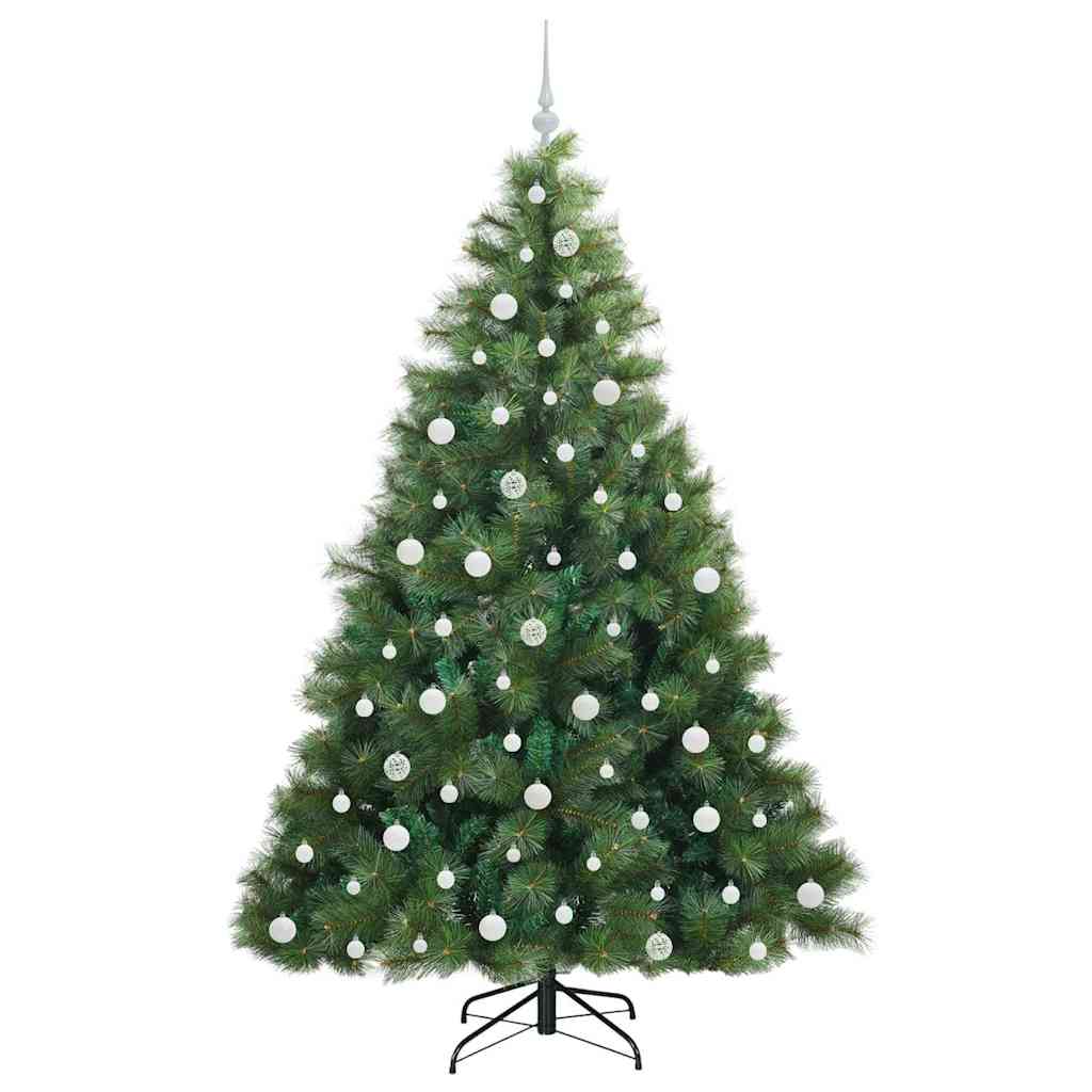 Dirbtinė Kalėdų eglutė su 300 LED Žalia 210 cm PE ir PVC