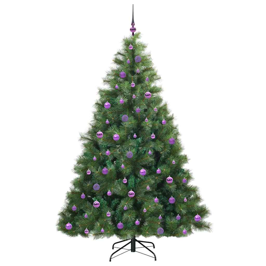 Dirbtinė Kalėdų eglutė su 300 LED Žalia 210 cm PE ir PVC