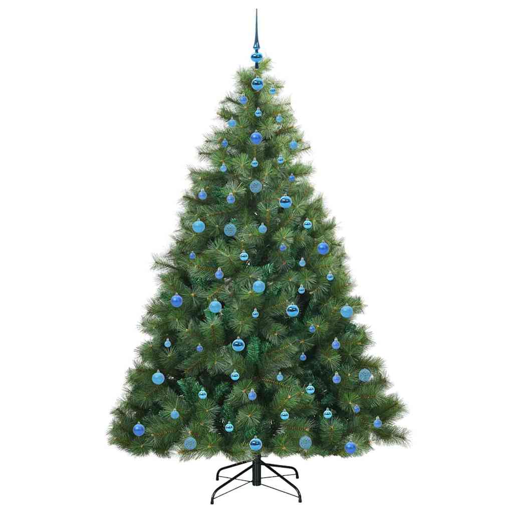Dirbtinė Kalėdų eglutė su 300 LED Žalia 210 cm PE ir PVC