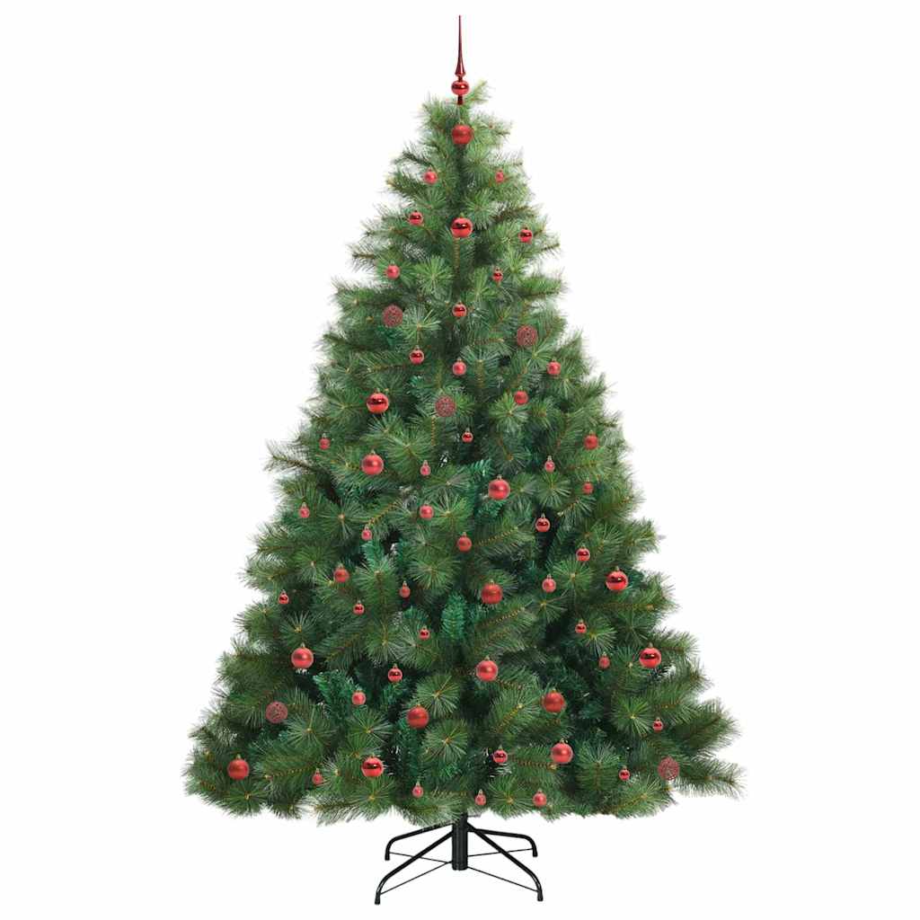 Dirbtinė Kalėdų eglutė su 300 LED Žalia 240 cm PE ir PVC