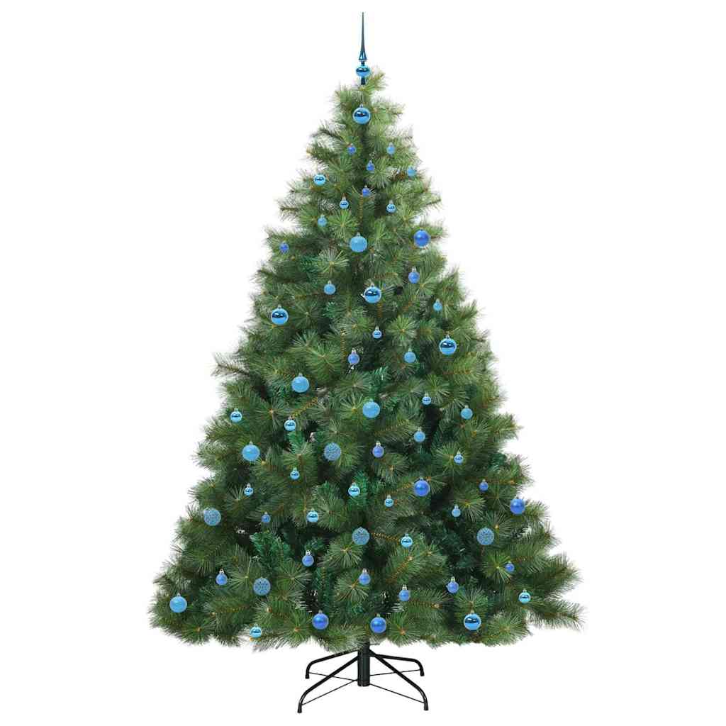 Dirbtinė Kalėdų eglutė su 300 LED Žalia 240 cm PE ir PVC