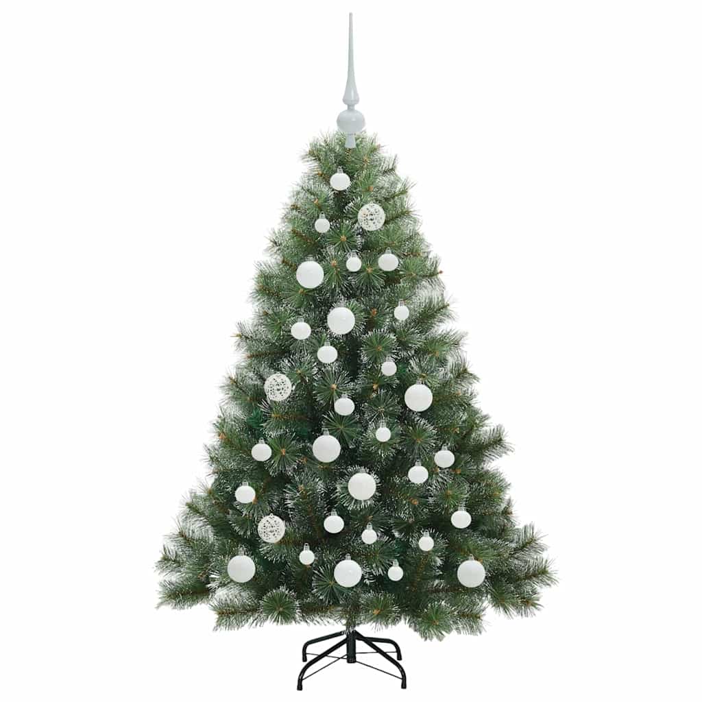 Dirbtinė Kalėdų eglutė su 150 LED Žalia 120 cm PE ir PVC