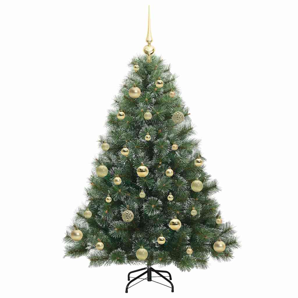 Dirbtinė Kalėdų eglutė su 150 LED Žalia 120 cm PE ir PVC