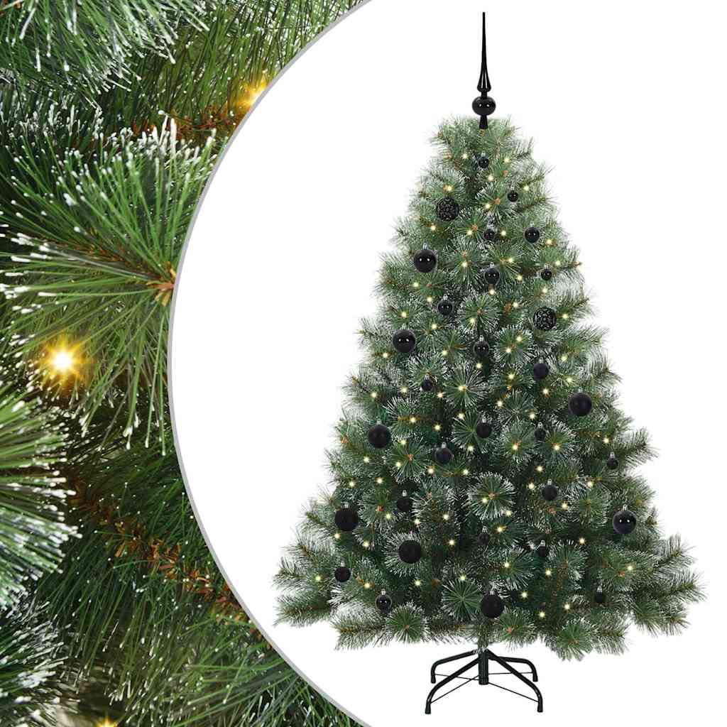 Dirbtinė Kalėdų eglutė AURORA SHINE, su 150 LED Žalia 150 cm.  ir