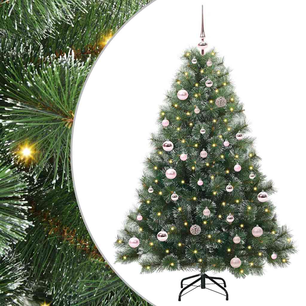 Dirbtinė Kalėdų eglutė AURORA SHINE, su 150 LED Žalia 150 cm.  ir