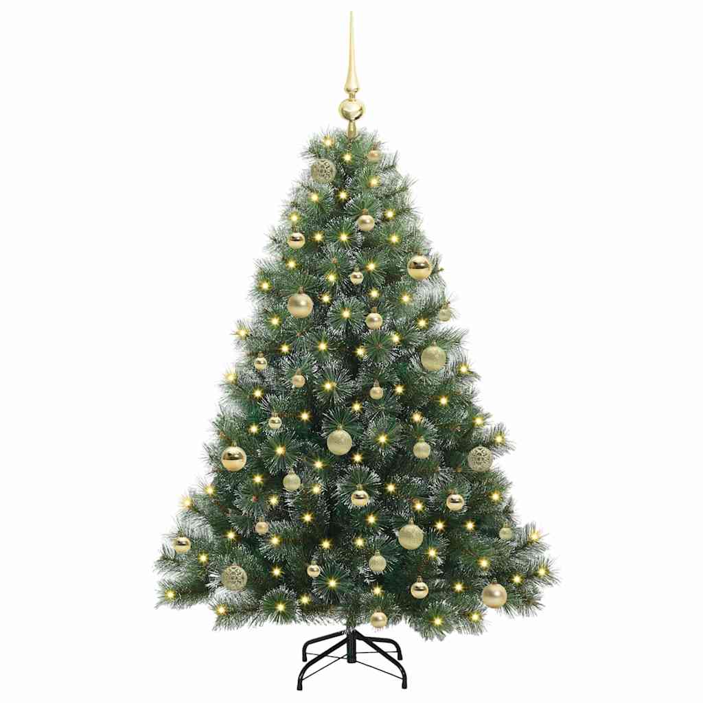 Dirbtinė Kalėdų eglutė AURORA SHINE, su 150 LED Žalia 150 cm.  ir