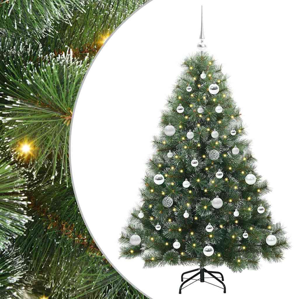 Artificial Christmas Tree with 150 LED Green 150 cm PE and PVC