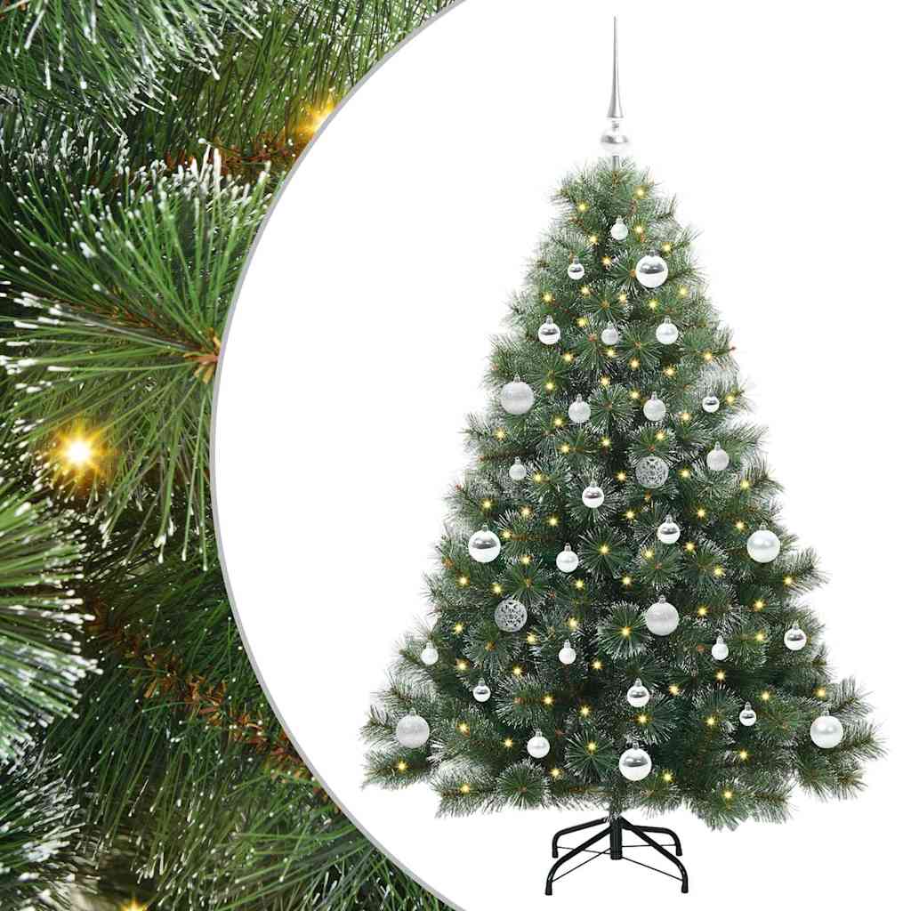 Artificial Christmas Tree with 150 LED Green 150 cm PE and PVC
