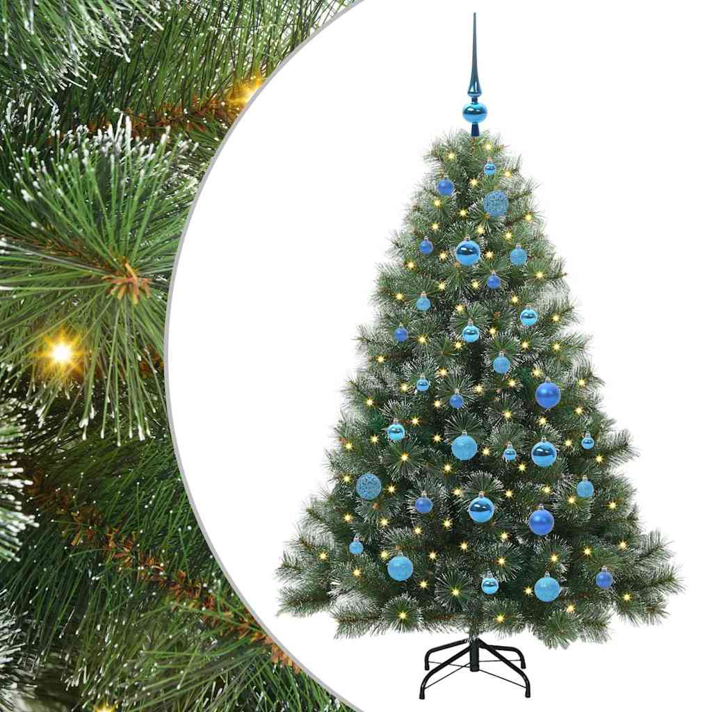 Dirbtinė Kalėdų eglutė AURORA SHINE, su 150 LED Žalia 150 cm.  ir