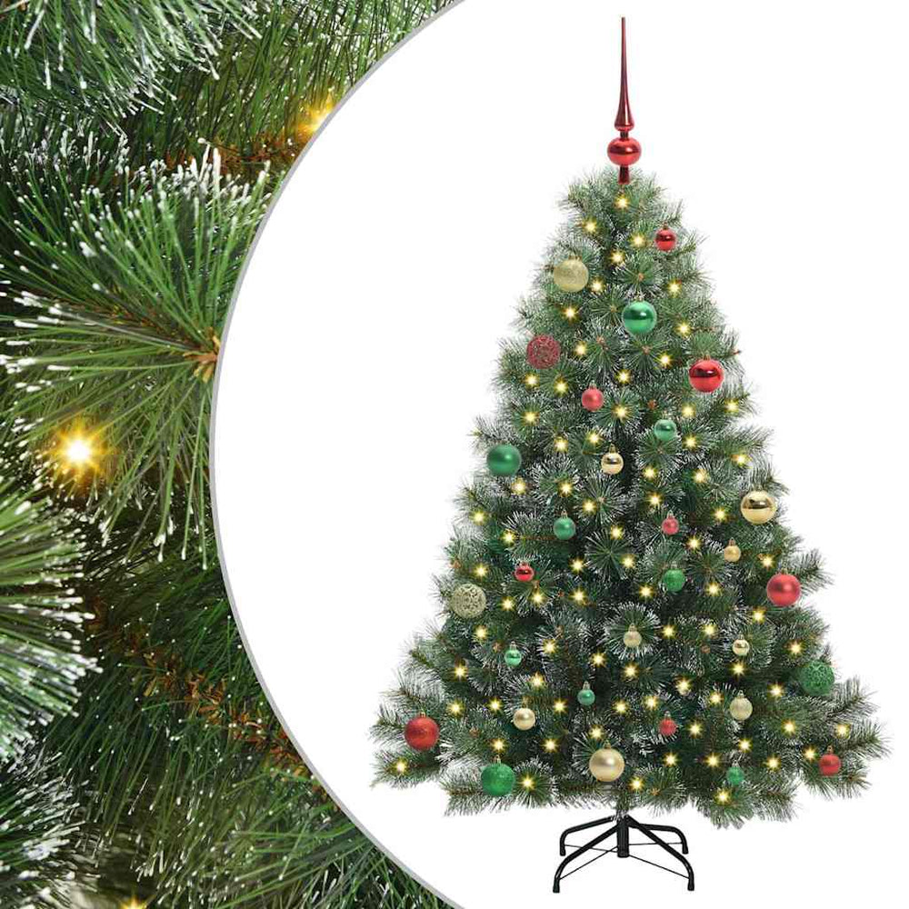 Artificial Christmas Tree with 150 LED Green 150 cm PE and PVC