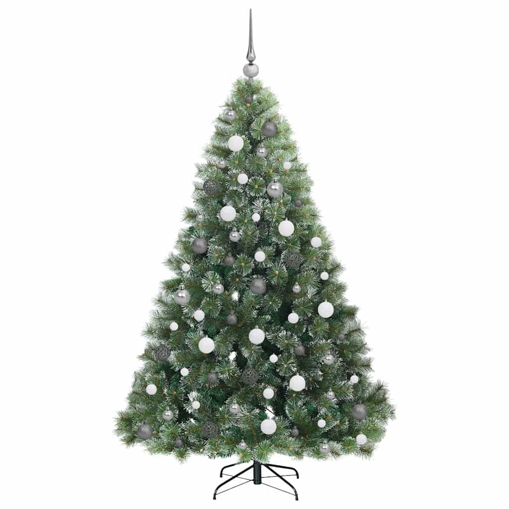 Dirbtinė Kalėdų eglutė su 300 LED Žalia 180 cm PE ir PVC