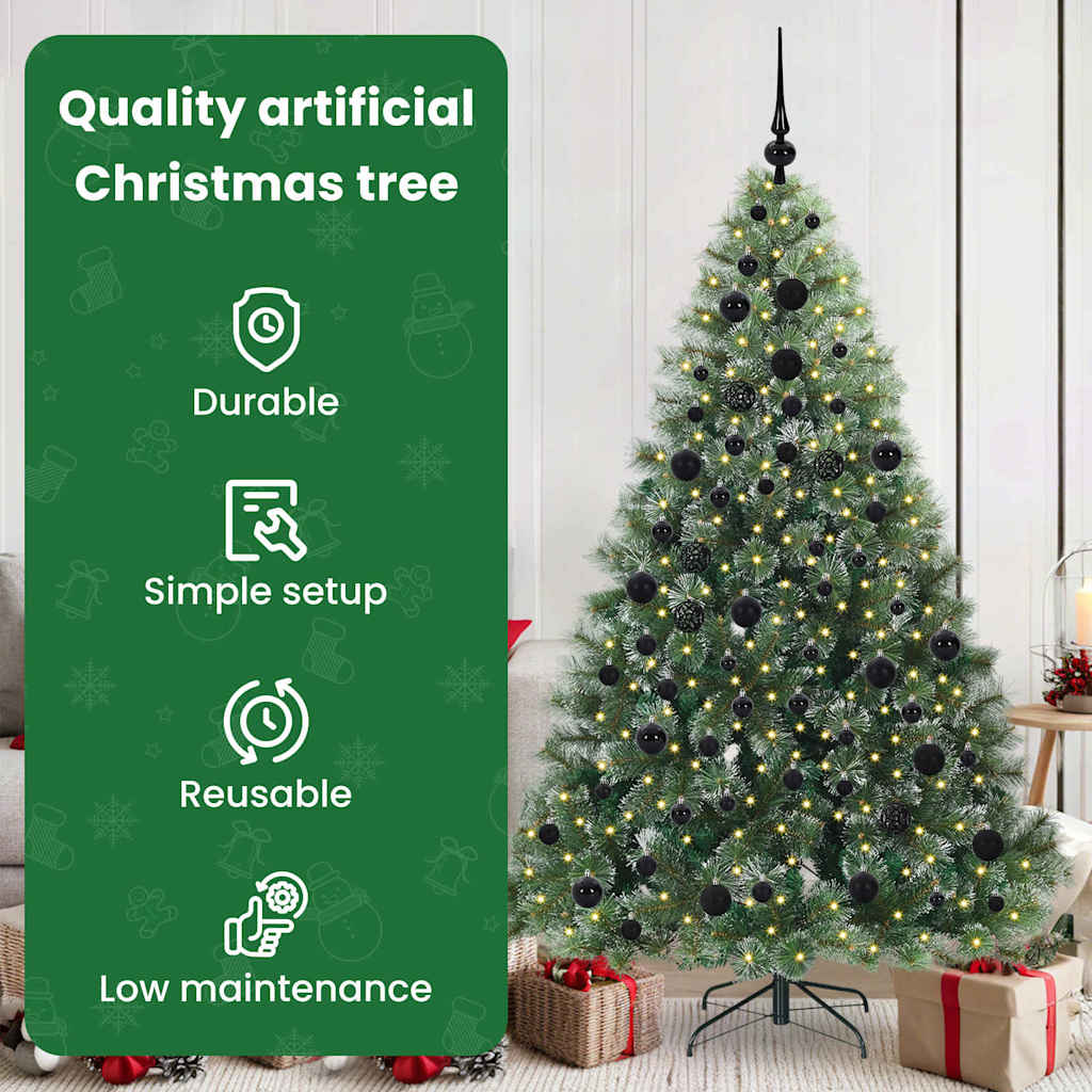 Dirbtinė Kalėdų eglutė DREAM BLOOM, su 300 LED Žalia 180 cm.  ir