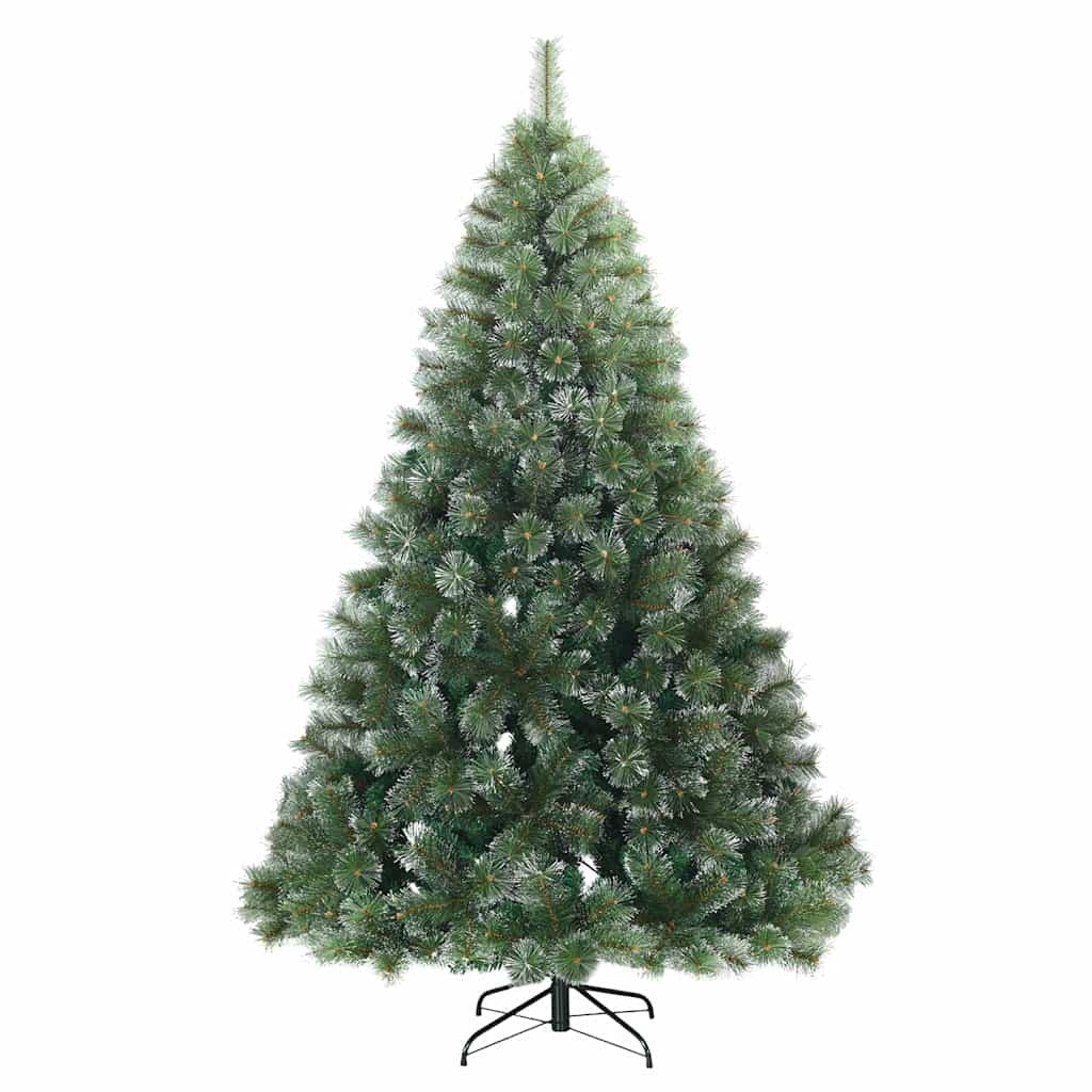 Mākslīgā Ziemassvētku eglīte ar 300 LED, zaļa, 180 cm, PE un PVC