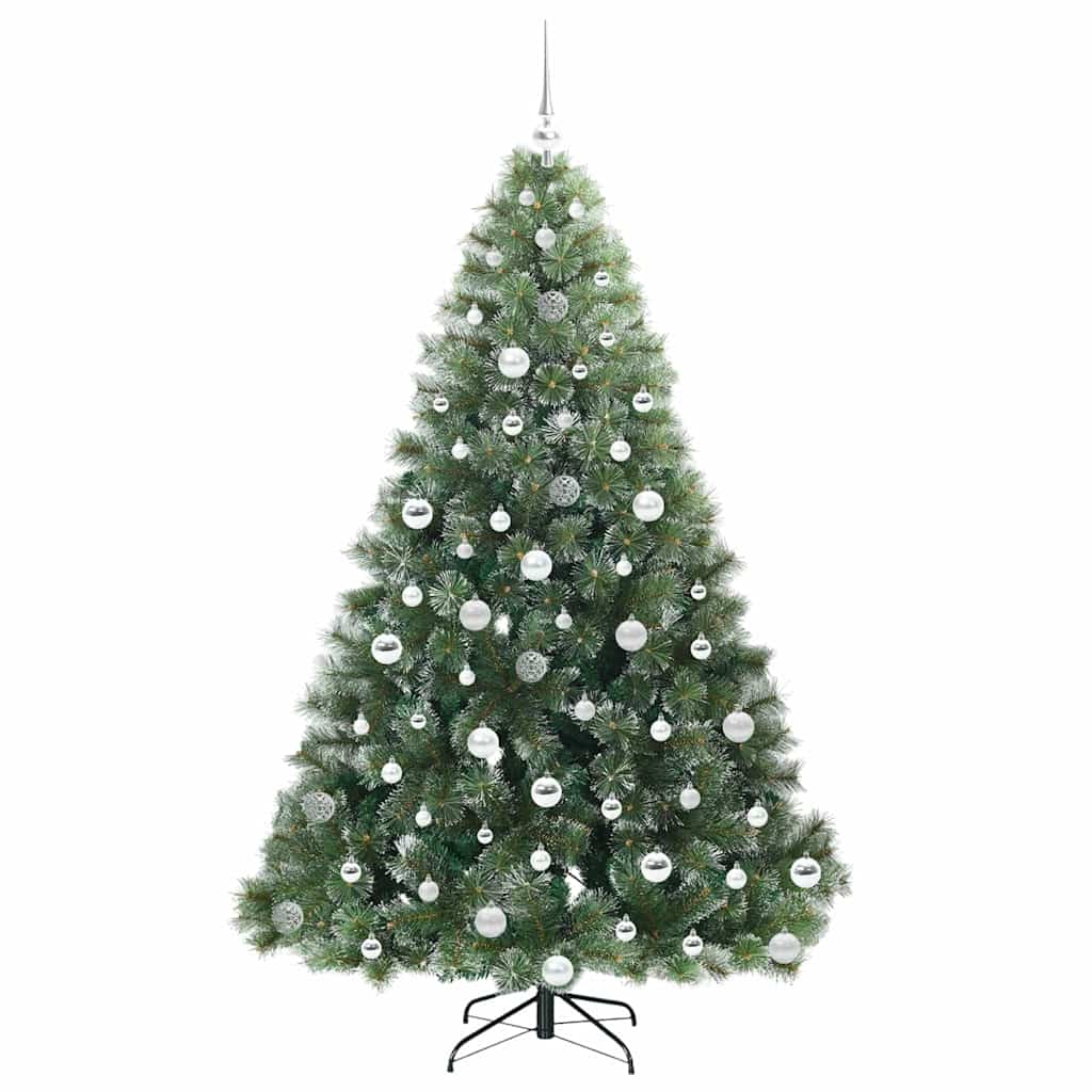 Mākslīgā Ziemassvētku eglīte ar 300 LED, zaļa, 180 cm, PE un PVC