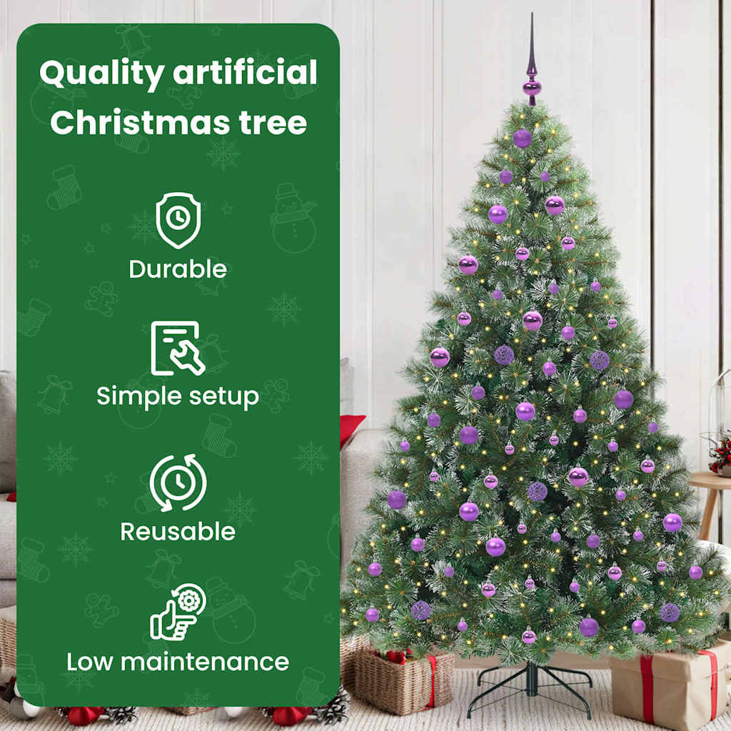 Mākslīgā Ziemassvētku eglīte DREAM BLOOM ar 300 LED, zaļa, 180 cm un