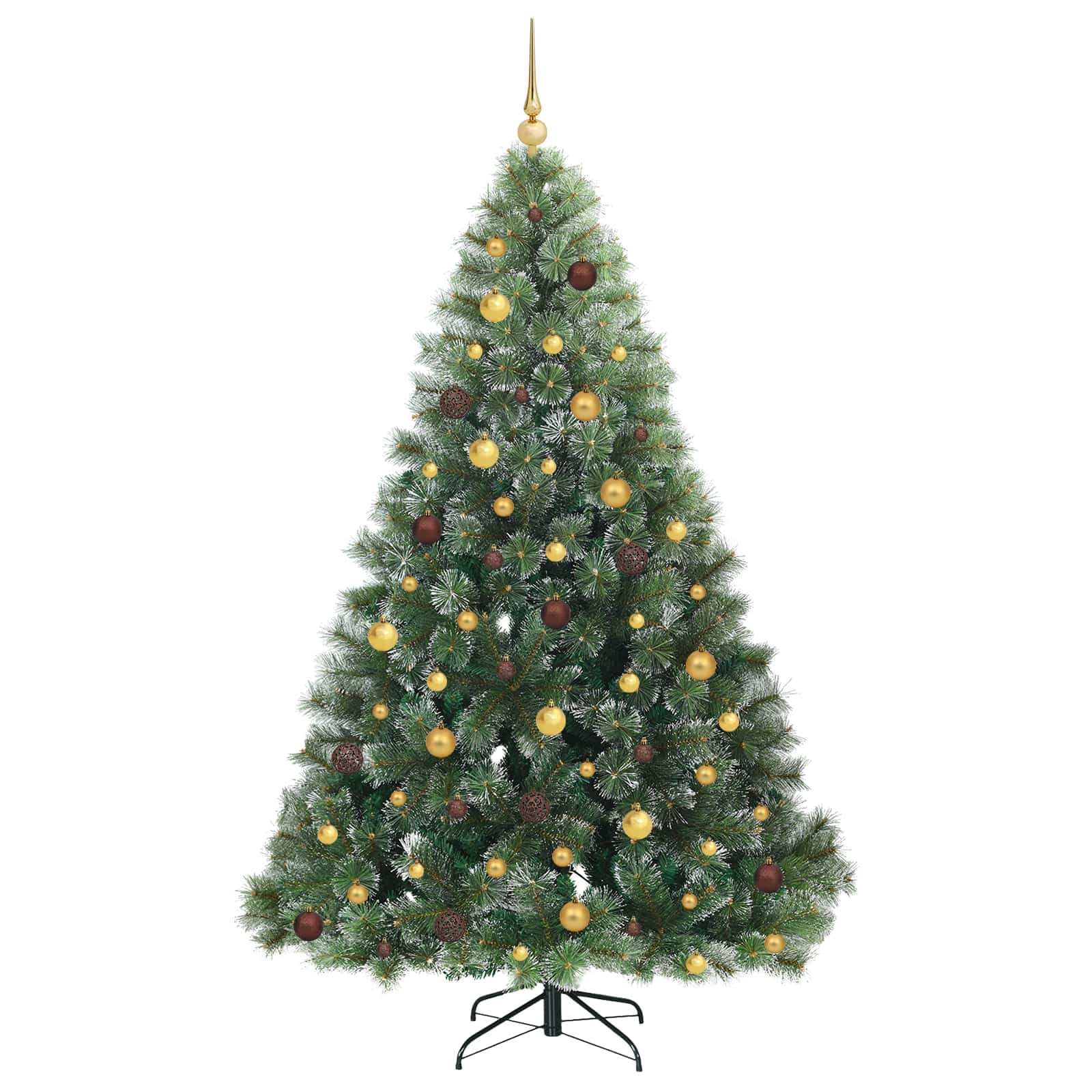 Dirbtinė Kalėdų eglutė su 300 LED Žalia 210 cm PE ir PVC
