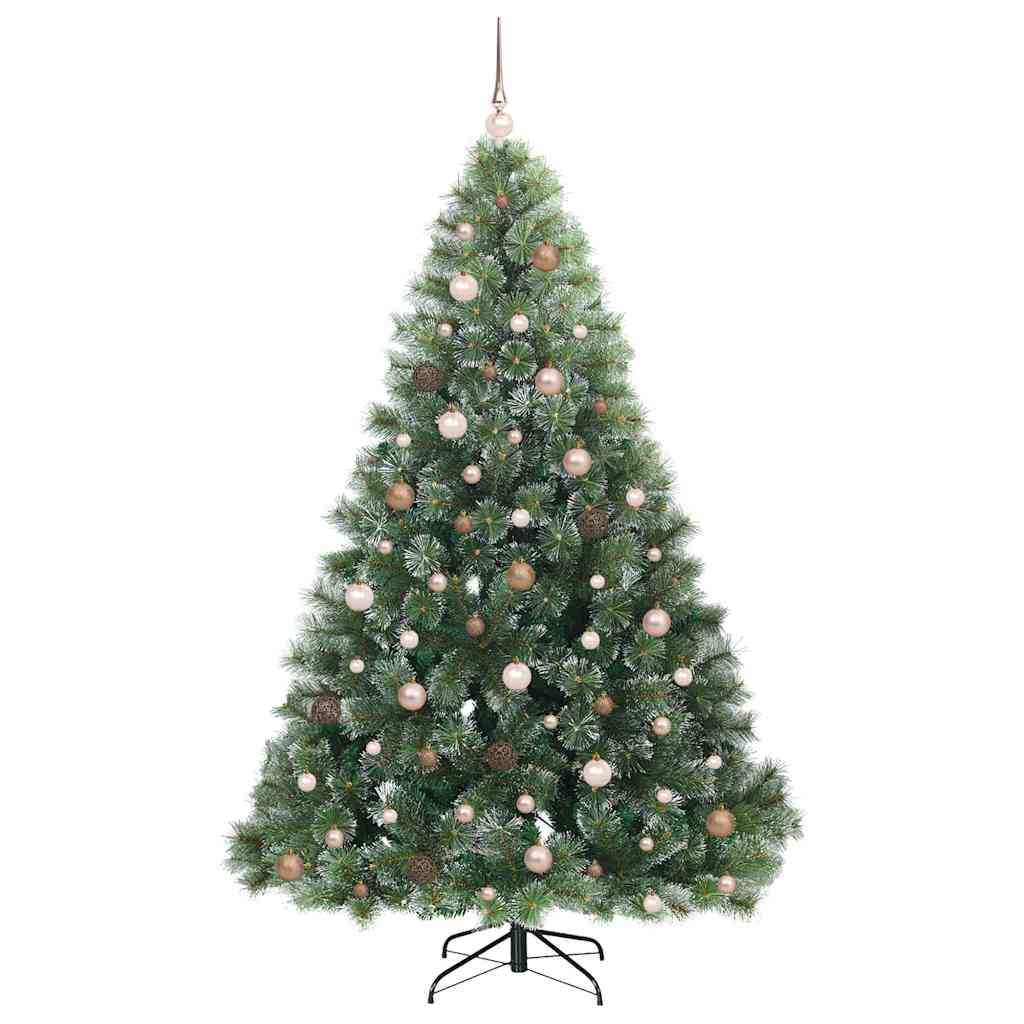Dirbtinė Kalėdų eglutė su 300 LED Žalia 210 cm PE ir PVC
