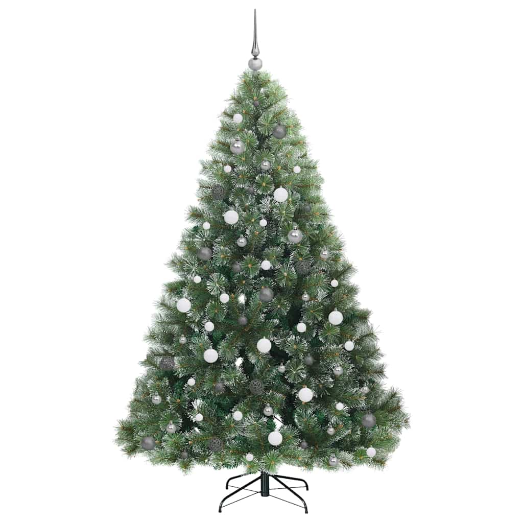 Dirbtinė Kalėdų eglutė su 300 LED Žalia 210 cm PE ir PVC