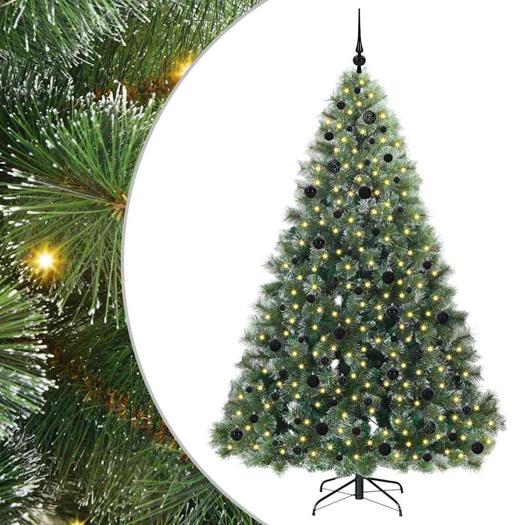 Dirbtinė Kalėdų eglutė BOREAL PINE, su 300 LED Žalia 210 cm.  ir