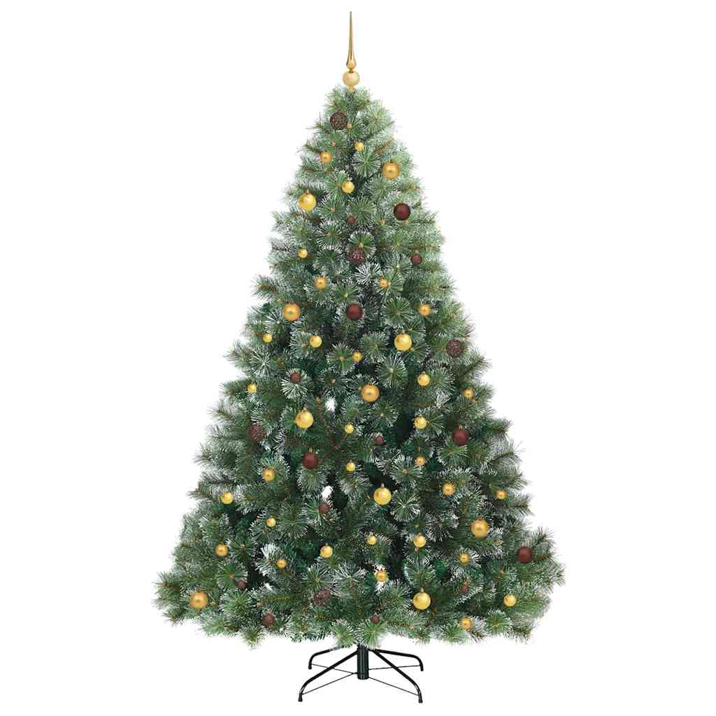 Dirbtinė Kalėdų eglutė su 300 LED Žalia 240 cm PE ir PVC