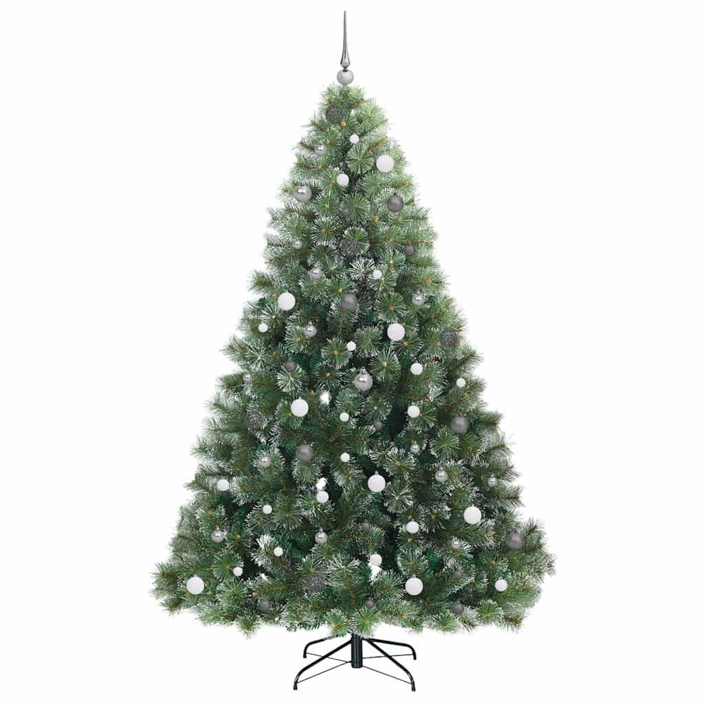 Dirbtinė Kalėdų eglutė su 300 LED Žalia 240 cm PE ir PVC