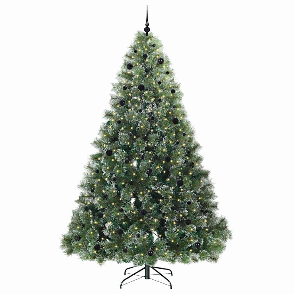 Dirbtinė Kalėdų eglutė su 300 LED Žalia 240 cm PE ir PVC