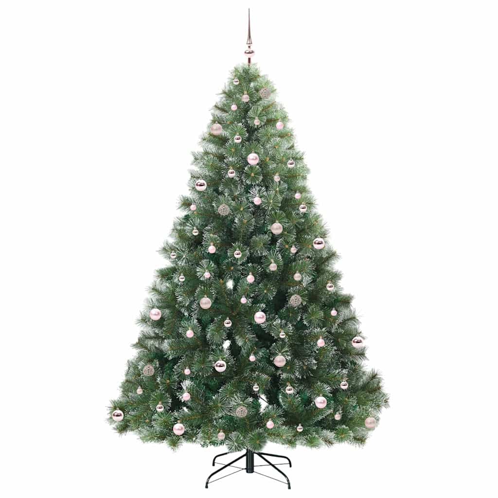 Dirbtinė Kalėdų eglutė su 300 LED Žalia 240 cm PE ir PVC