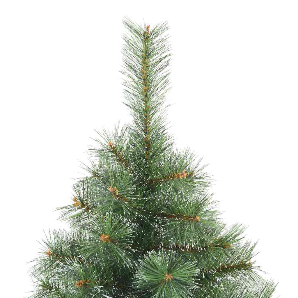 Mākslīgā Ziemassvētku eglīte ar 300 LED lampiņām zaļa 240 cm PE un PVC
