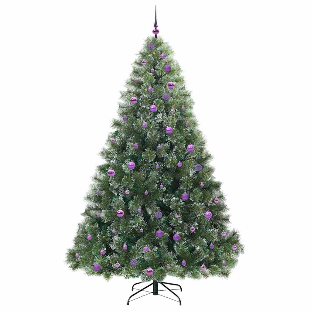 Dirbtinė Kalėdų eglutė su 300 LED Žalia 240 cm PE ir PVC