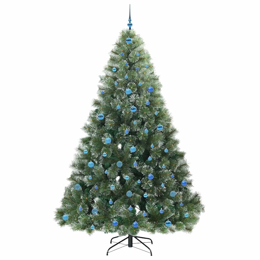 Dirbtinė Kalėdų eglutė su 300 LED Žalia 240 cm PE ir PVC