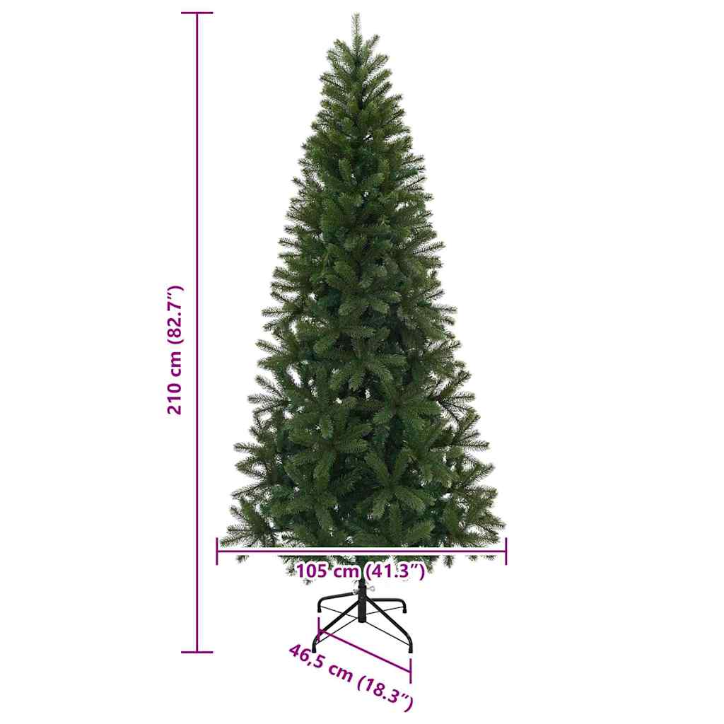 Artificial Christmas tree DREAM GROVE, stand Green 210 cm. , and steel