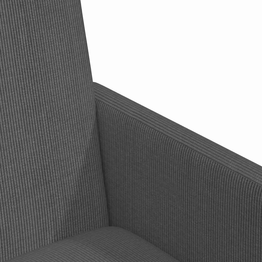 Valgomojo Kėdės su Ratukais 2 pcs Tamsiai pilka 57 x 66 x 94 cm