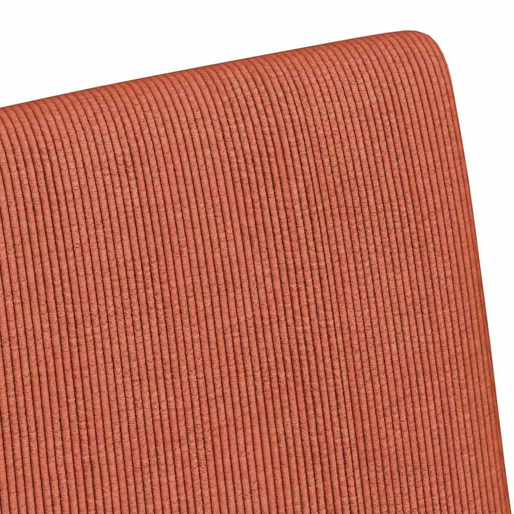 Valgomojo Kėdės su Ratukais su ratais 2 pcs Raudona oranžinė