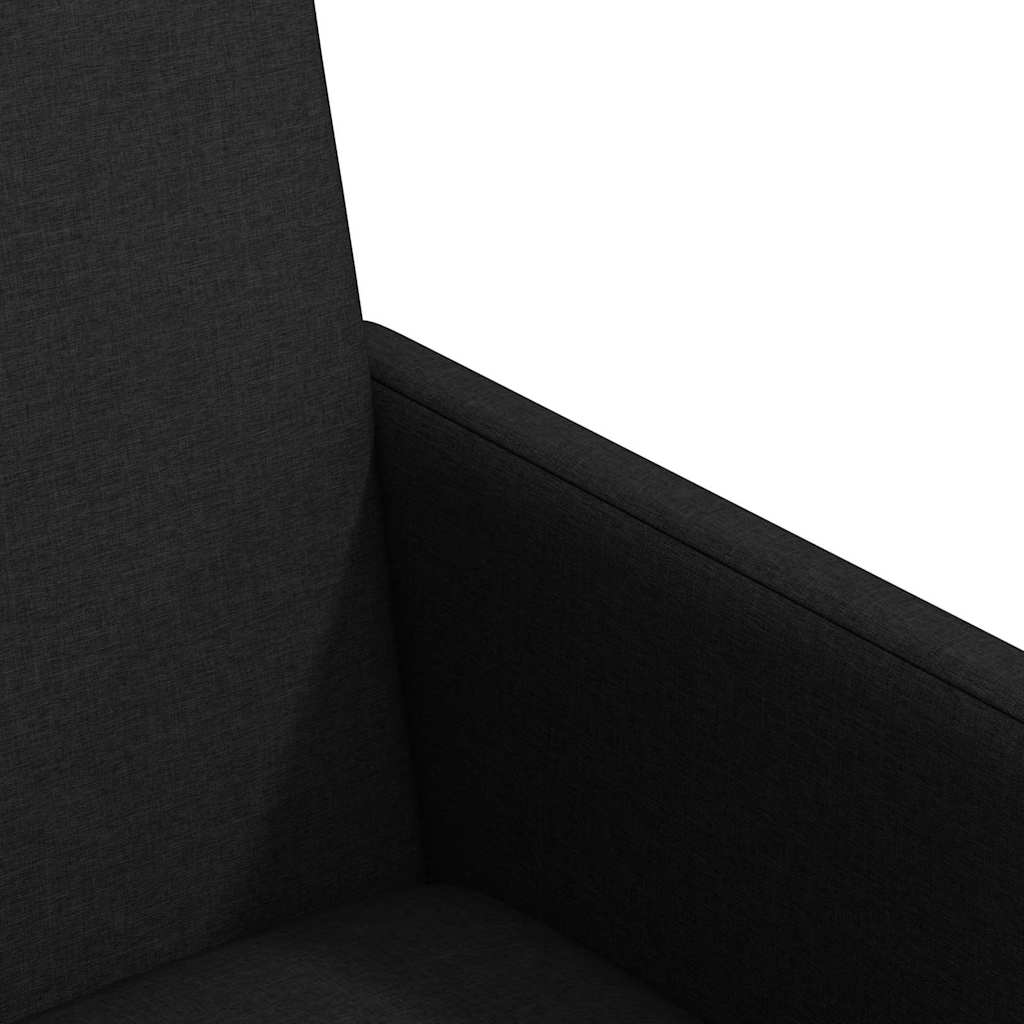 Dining Chairs with Casters 2 pcs Black 57 x 66 x 94 cm Fabric