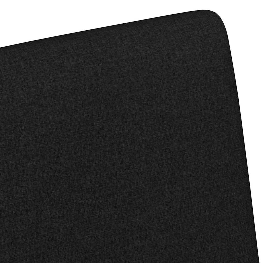 Dining Chairs with Casters 2 pcs Black 57 x 66 x 94 cm Fabric