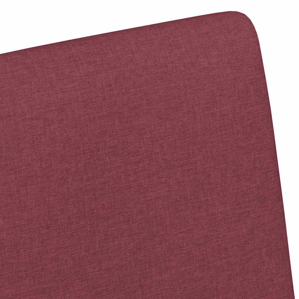 Dining Chairs with Casters 2 pcs Wine red