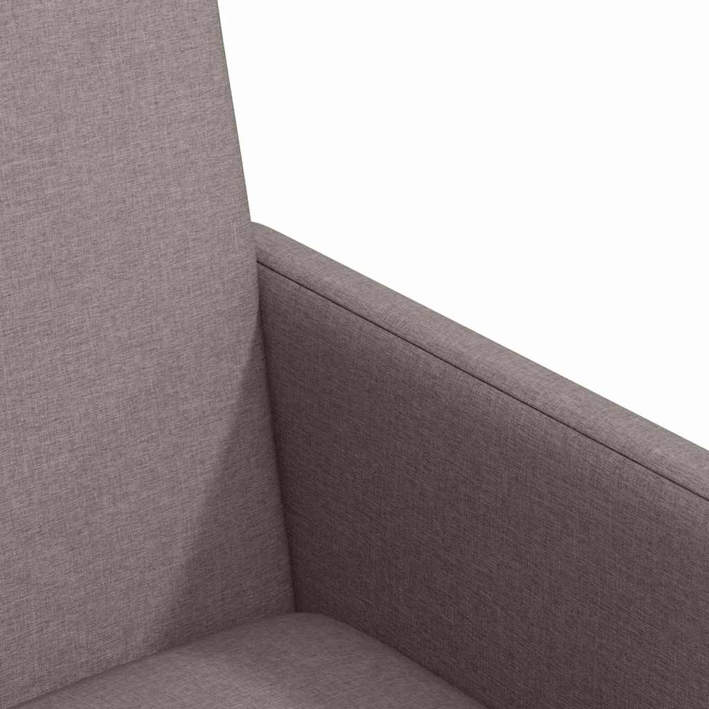 Valgomojo Kėdės su Ratukais 2 pcs Taupe 57 x 66 x 94 cm audinys
