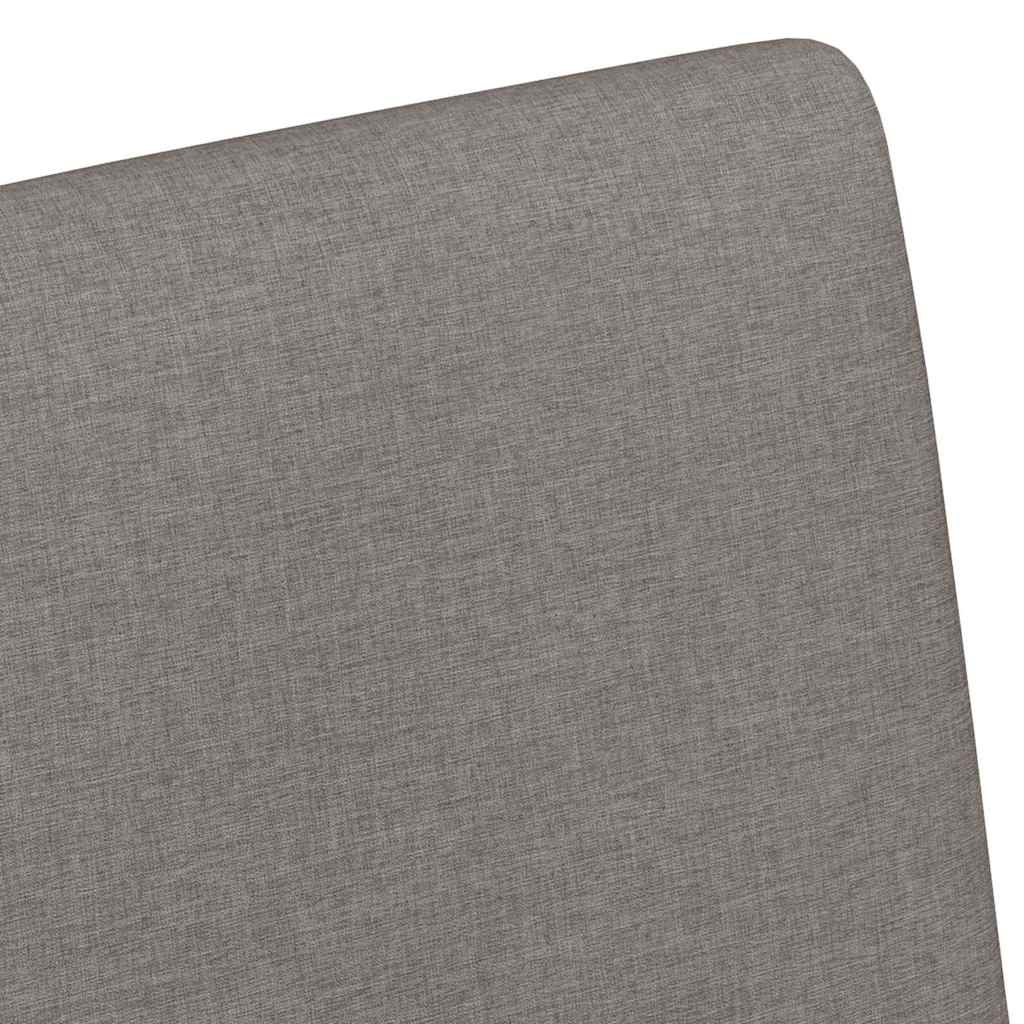 Valgomojo Kėdės su Ratukais 2 pcs Taupe 57 x 66 x 94 cm audinys