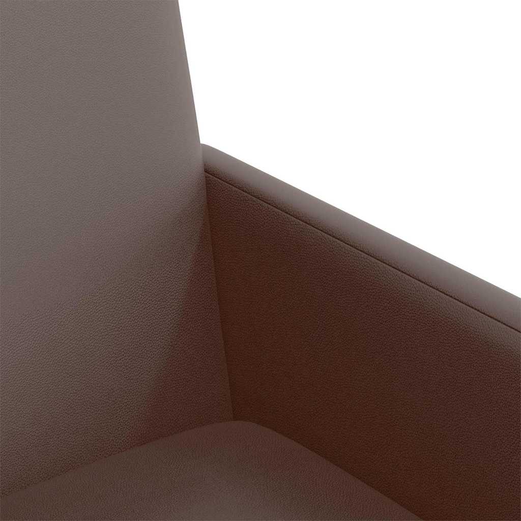 Valgomojo Kėdės su Ratukais 2 pcs Ruda 57 x 66 x 94 cm