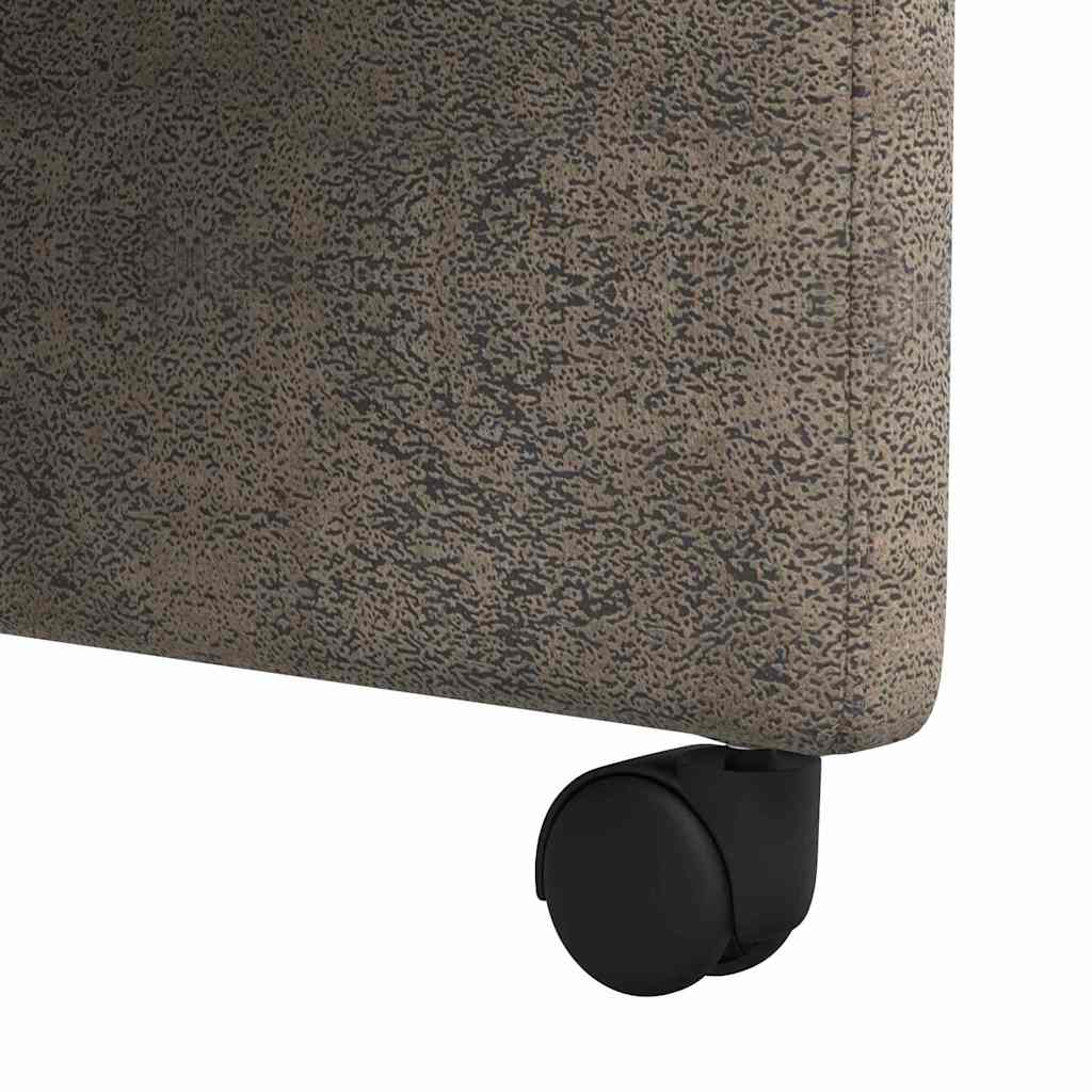 Valgomojo Kėdės su Ratukais 2 pcs Tamsiai pilka 57 x 66 x 94 cm