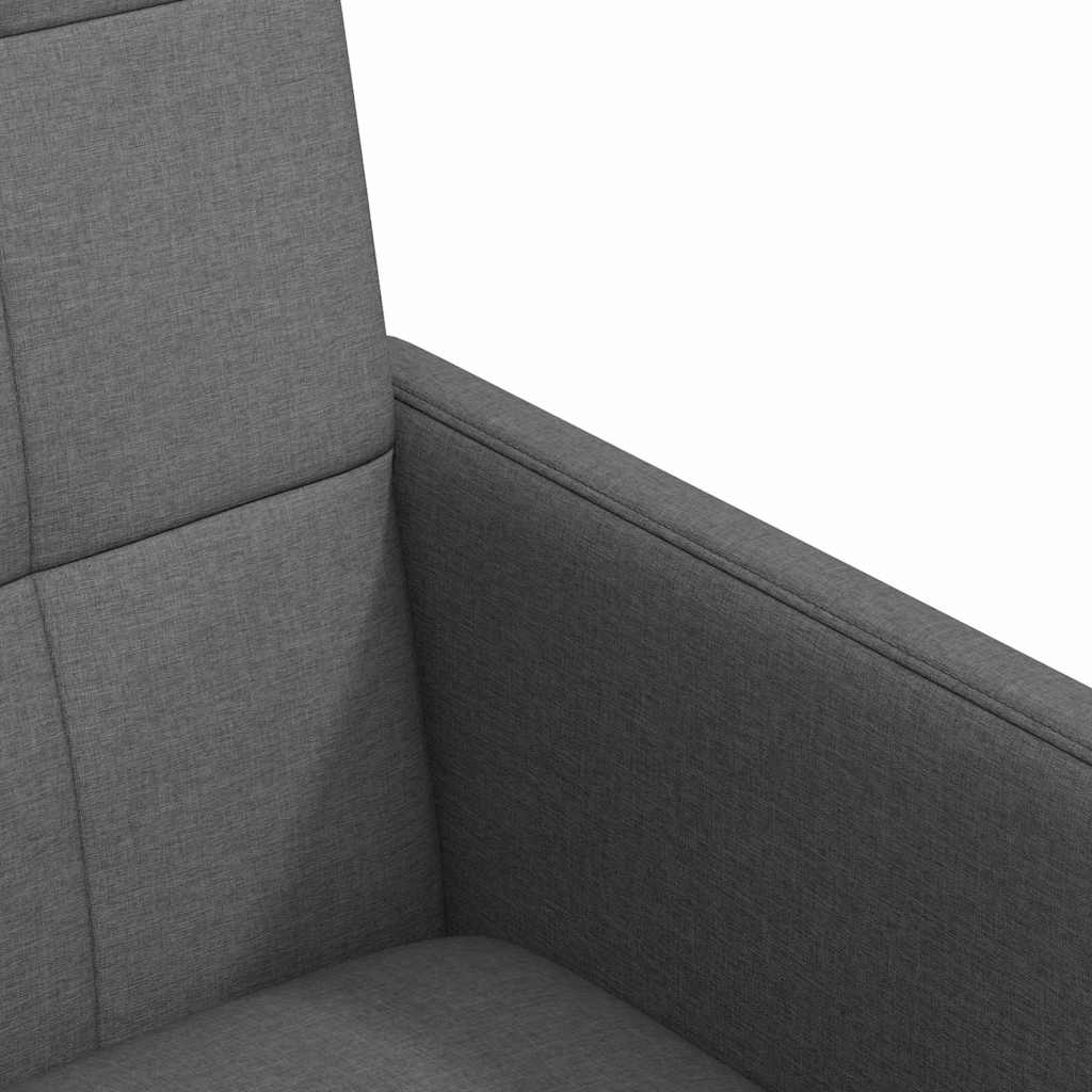 Valgomojo Kėdės su Ratukais 2 pcs Tamsiai pilka 58 x 65 x 94 cm