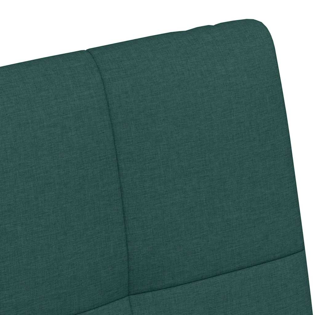 Valgomojo Kėdės su Ratukais 2 pcs Tamsiai žalia 58 x 65 x 94 cm