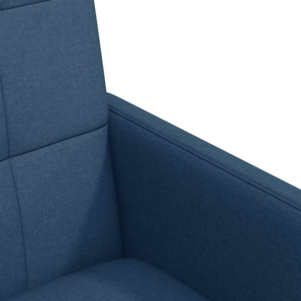 Valgomojo Kėdės su Ratukais 2 pcs Mėlyna 58 x 65 x 94 cm