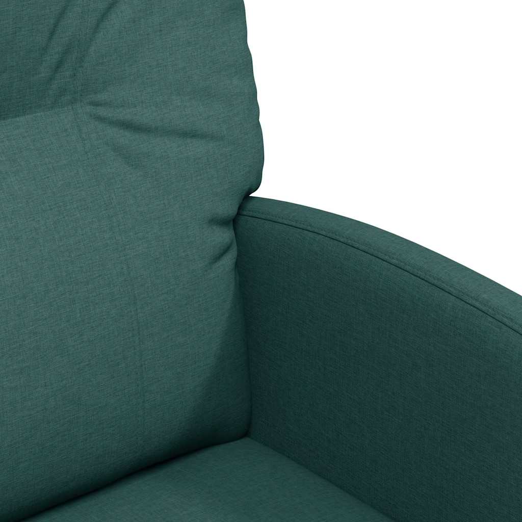 Valgomojo Kėdės su Ratukais 2 pcs Tamsiai žalia 57 x 67 x 95 cm