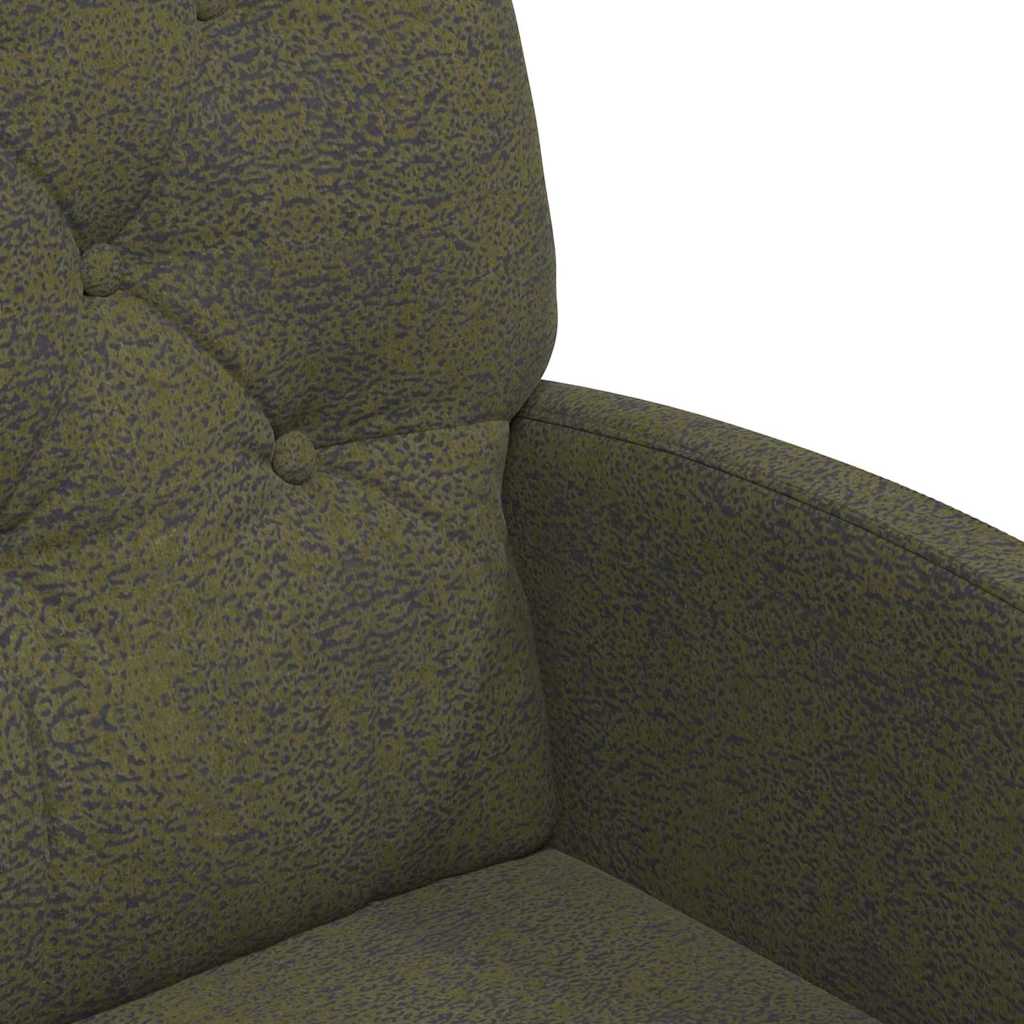 Valgomojo Kėdės su Ratukais 2 pcs Armijos žalia 58 x 67 x 97 cm