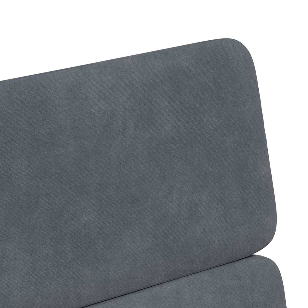 Valgomojo Kėdės su Ratukais 2 pcs Tamsiai pilka 58 x 65 x 98 cm