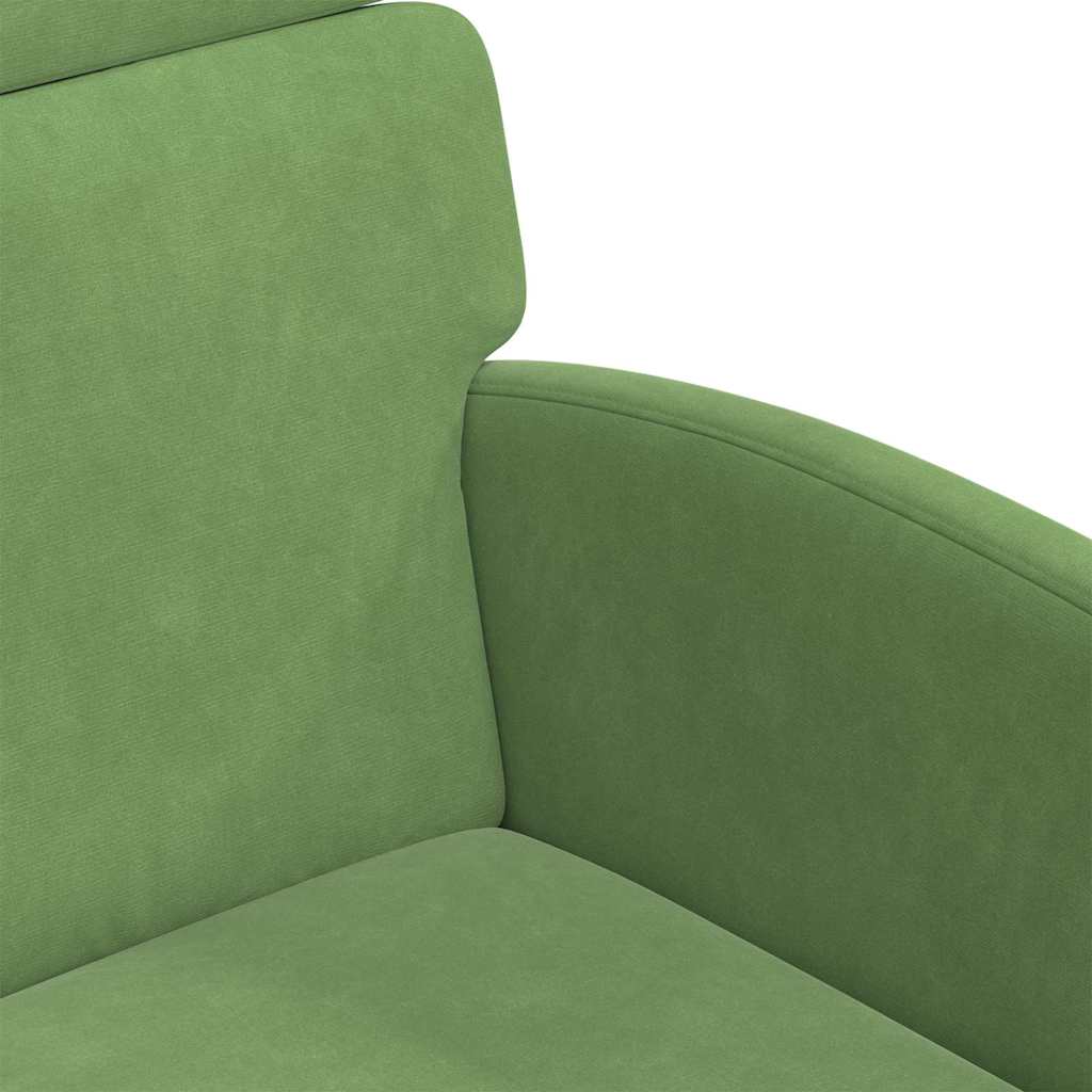Krēsli ēdamistabai ar ritentiņiem, 2 gab., gaiši zaļš samts