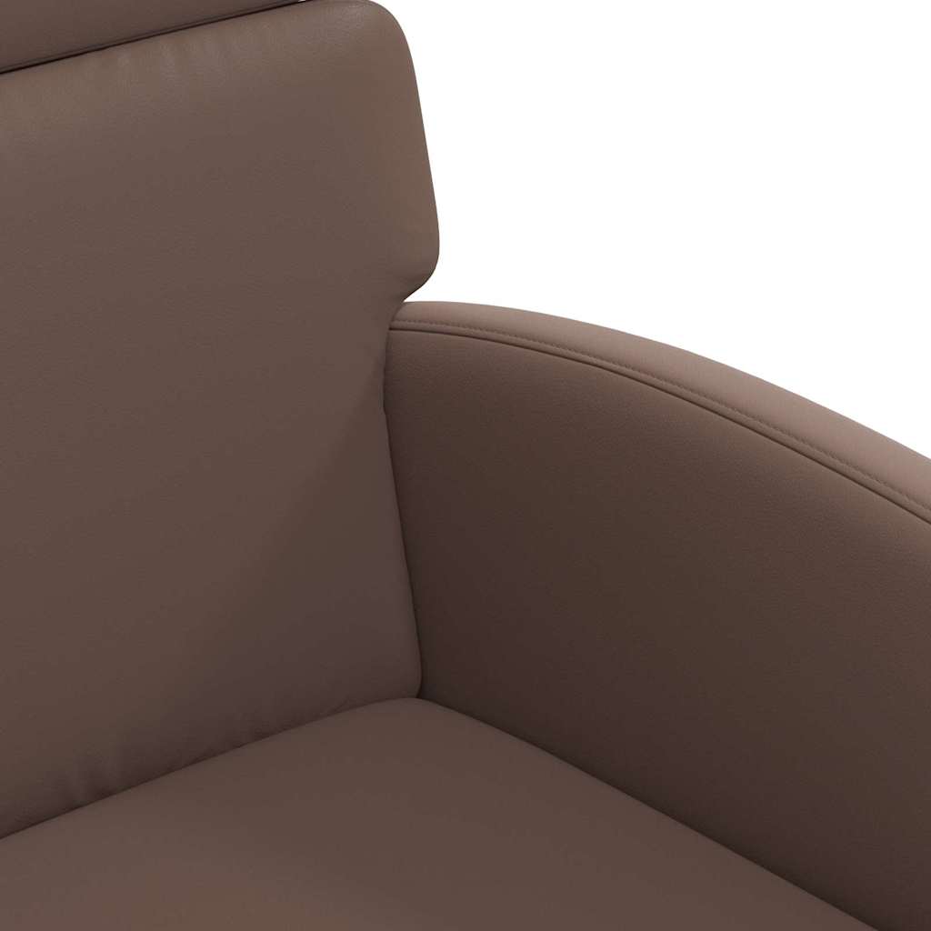 Valgomojo Kėdės su Ratukais 2 pcs Ruda 58 x 65 x 98 cm